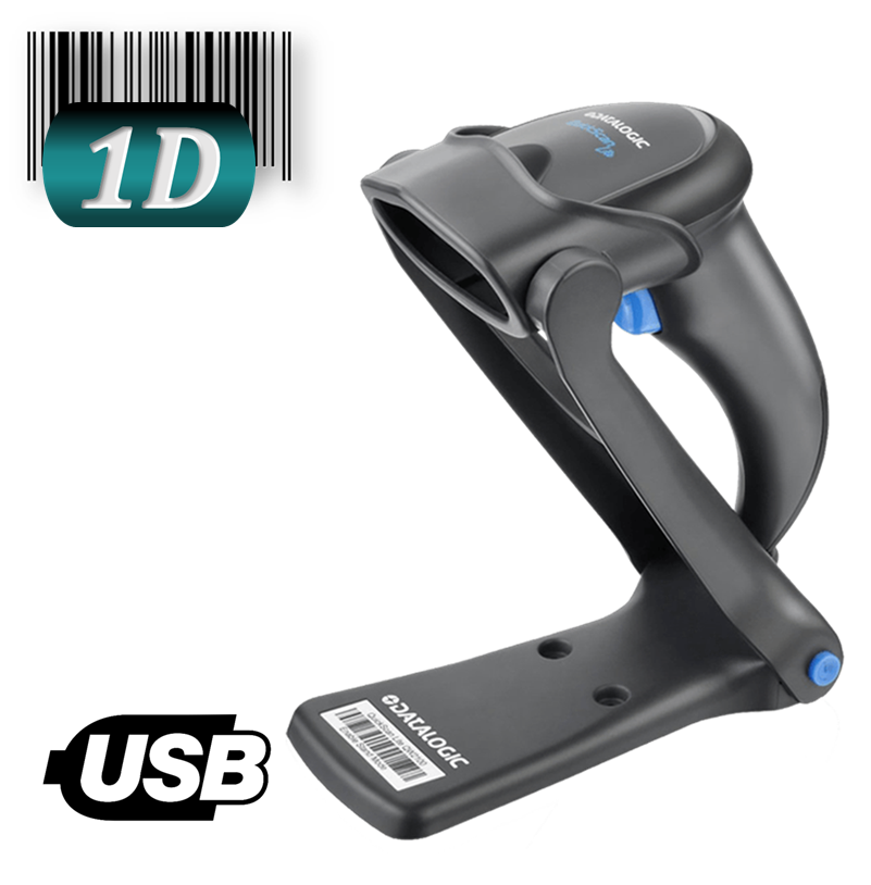 Datalogic QS Lite 1D vonalkódolvasó USB kit állvánnyal